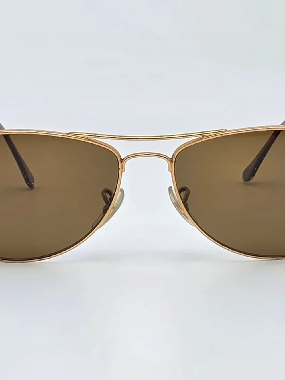 Ray-Ban RB3362 Cockpit Gold Frame Polarized Brown B-15 Lens Aviator Sunglasses